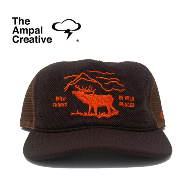THE AMPAL CREATIVE (ザ・アンパル クリエイティブ)　WILD PLACES TRUCKER Strapback S190　【キャップ 帽子 定番 人気 カリフォルニ