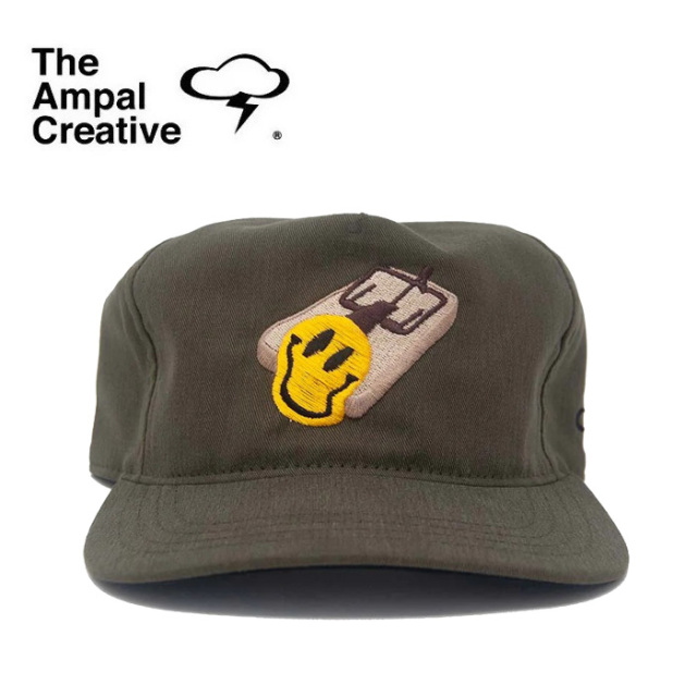 THE AMPAL CREATIVE (ザ・アンパル クリエイティブ)　PURSUIT OF HAPPINESS OLIVE - Snapback　【キャップ 帽子 定番 人気 カリフォ