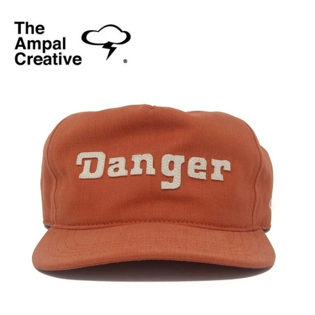 THE AMPAL CREATIVE (ザ・アンパル クリエイティブ)　DANGER Snapback - Burnt Orange　【キャップ 帽子 定番 人気 カリフォルニア M