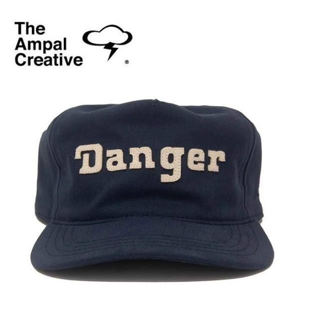 THE AMPAL CREATIVE (ザ・アンパル クリエイティブ)　DANGER Snapback - Navy -　【キャップ 帽子 定番 人気 カリフォルニア MADE IN