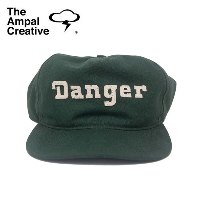 THE AMPAL CREATIVE (ザ・アンパル クリエイティブ)　DANGER Snapback - Dk Green　【キャップ 帽子 定番 人気 カリフォルニア MADE 