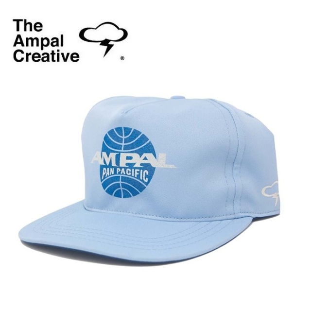 THE AMPAL CREATIVE (ザ・アンパル クリエイティブ)　PAN PACIFIC Lt Blue - Snapback　【キャップ 帽子 定番 人気 カリフォルニア M