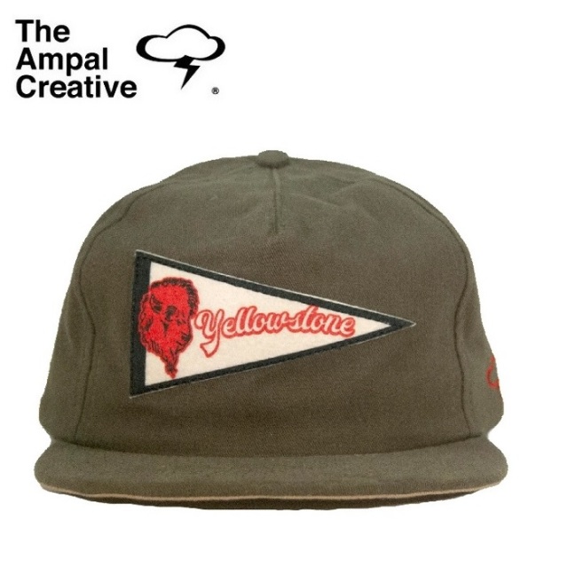 THE AMPAL CREATIVE (ザ・アンパル クリエイティブ)　YELLOWSTONE Pennant Strapback S90　【キャップ 帽子 定番 人気 カリフォルニ