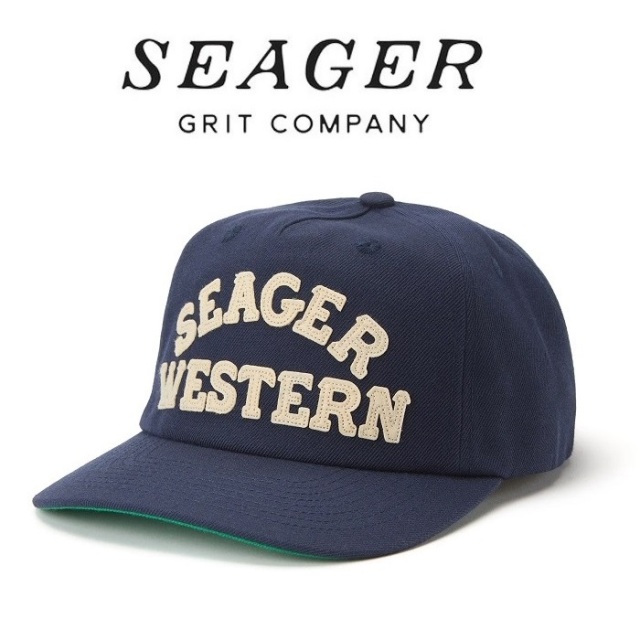 SEAGER(シーガー)　Western Snapback (NAVY)　【キャップ 帽子】【シーガー キャップ】【定番 人気 シンプル アウトドア サーフィン 