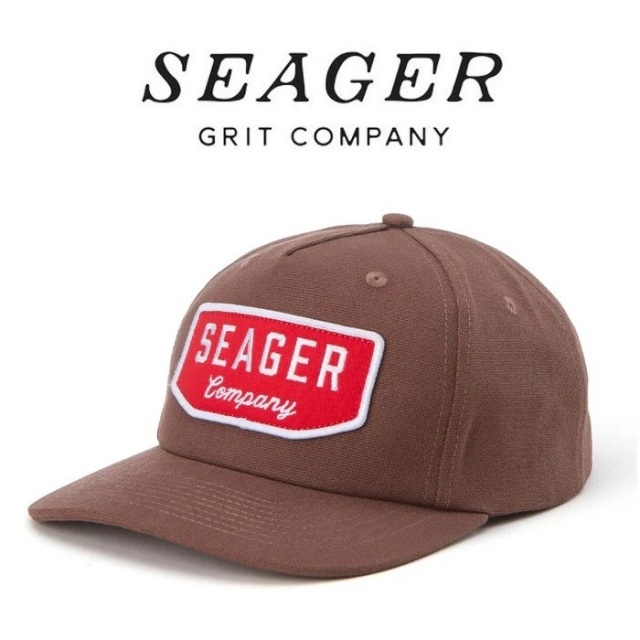 SEAGER(シーガー)　WILSON SNAPBACK  BROWN　【キャップ 帽子】【シーガー キャップ】【定番 人気 シンプル アウトドア サーフィン 