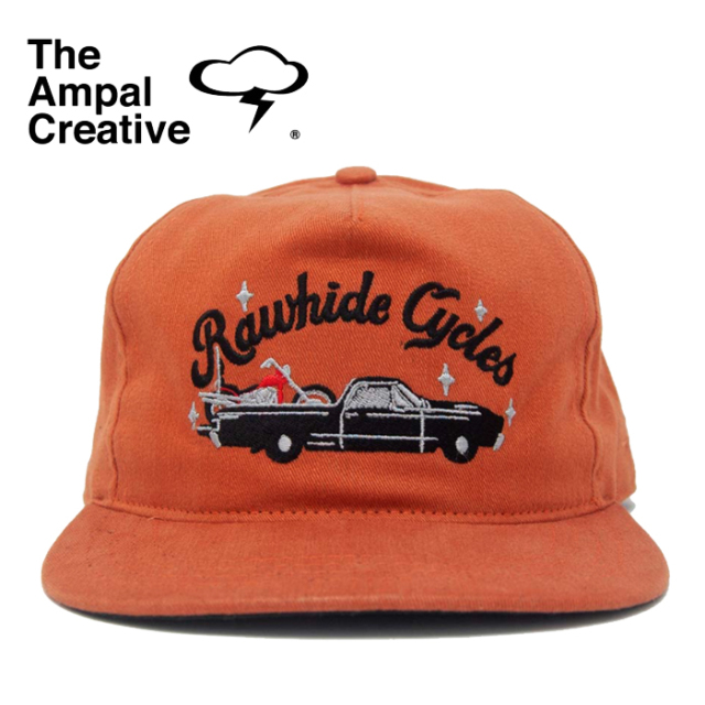 THE AMPAL CREATIVE (ザ・アンパル クリエイティブ)　EL CAMINO AMPAL X RAWHIDE CYCLES Strapback RH1　【キャップ 帽子 定番 人気 