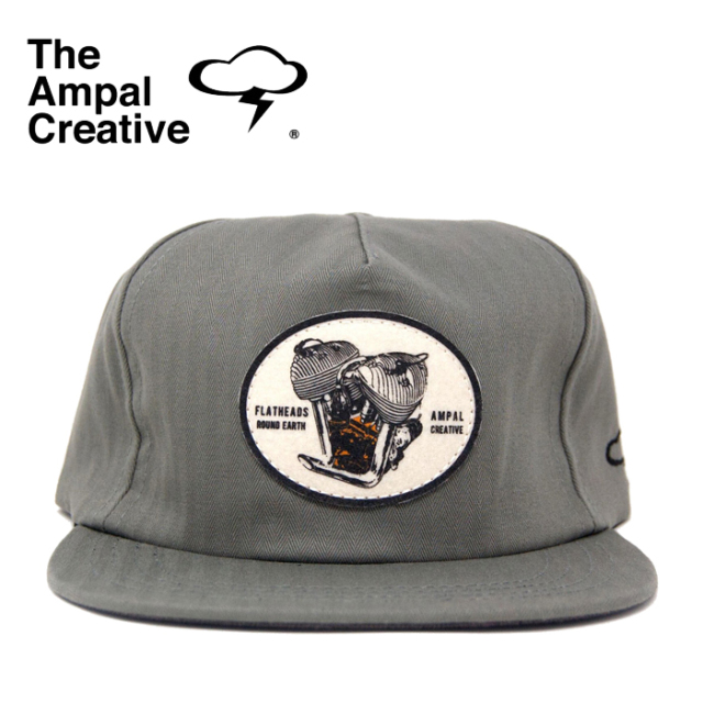 THE AMPAL CREATIVE (ザ・アンパル クリエイティブ)　FLATHEAD Strapback S114　【キャップ 帽子 定番 人気 カリフォルニア MADE IN 