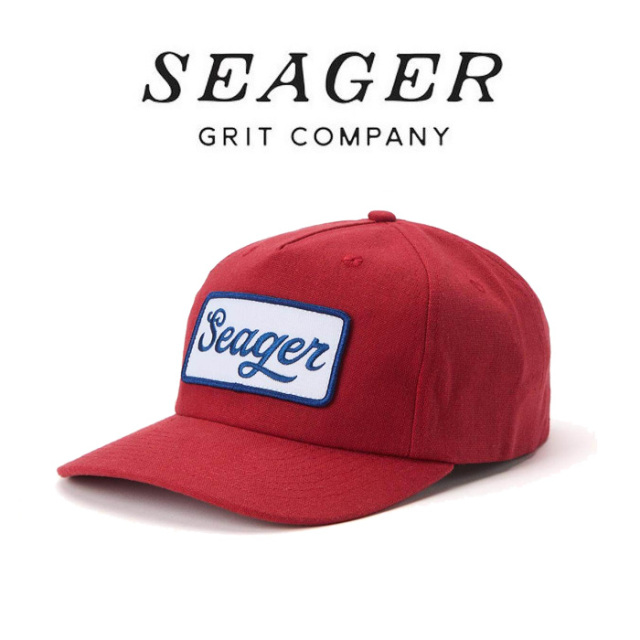 SEAGER(シーガー)　Uncle Bill Snapback (RED)　【キャップ 帽子】【シーガー キャップ】【定番 人気 シンプル アウトドア サーフィ