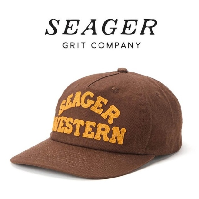 SEAGER(シーガー)　Western Snapback (BROWN)　【キャップ 帽子】【シーガー キャップ】【定番 人気 シンプル アウトドア サーフィン