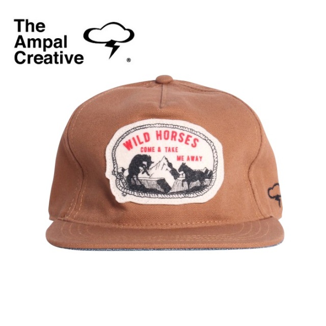 THE AMPAL CREATIVE (ザ・アンパル クリエイティブ)　WILD HORSES II  Strapback S158　【キャップ 帽子 定番 人気 カリフォルニア M