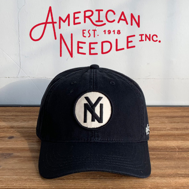 AMERICAN NEEDLE (アメリカンニードル)　NBY PATCH LOGO CAP - HEPCAT -　【キャップ 帽子 定番 人気 NY ロゴ】【SMU702A-NBY】