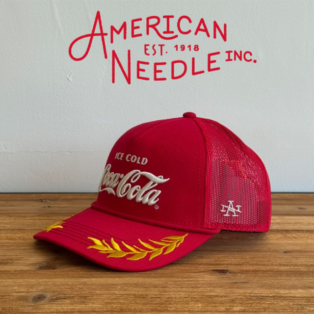 AMERICAN NEEDLE (アメリカンニードル)　THE GENERAL - COKE　【キャップ 帽子 定番 人気  ロゴ】【COKE-AN19-0010】