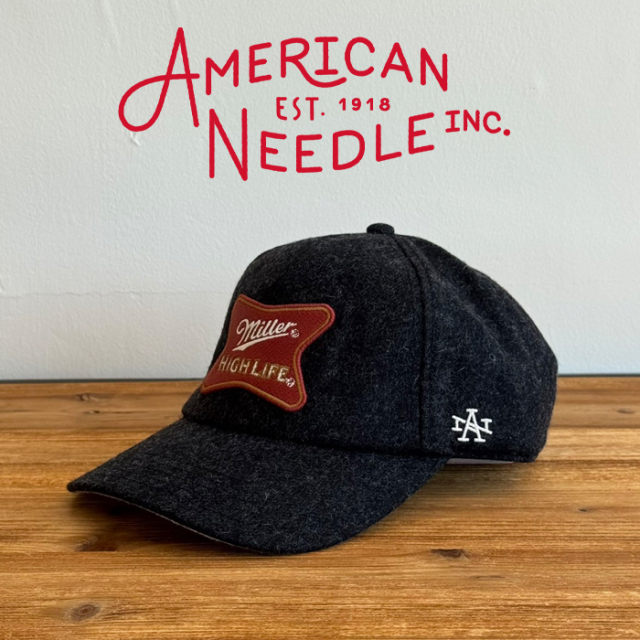 AMERICAN NEEDLE (アメリカンニードル)　ARCHIVE - MILLER HIGH LIFE　【キャップ 帽子 定番 人気  ロゴ】【SMU670A-MHL】