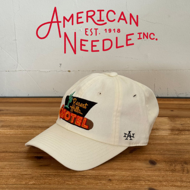 AMERICAN NEEDLE (アメリカンニードル)　BALLPARK - DESERT HILLS MOTEL　【キャップ 帽子 定番 人気  ロゴ】【SMU674A-DESHIL】
