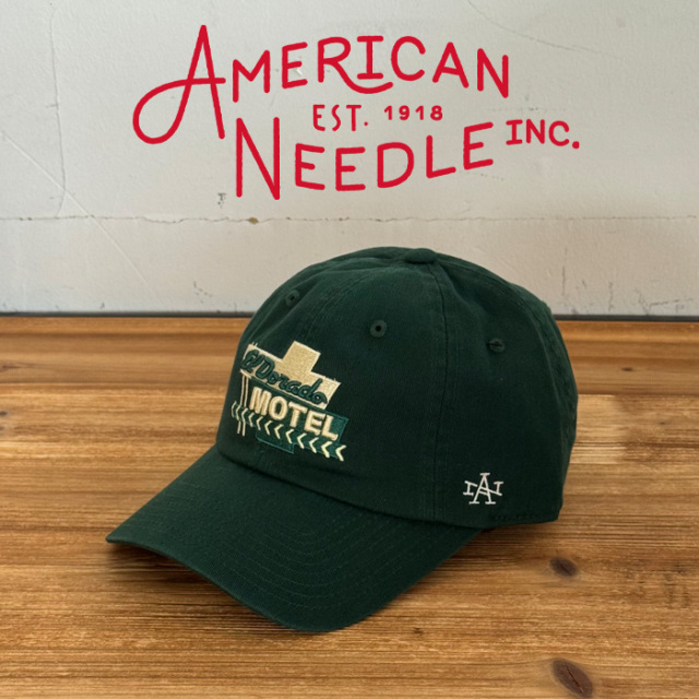 AMERICAN NEEDLE (アメリカンニードル)　BALLPARK - EL DORADO MOTEL　【キャップ 帽子 定番 人気  ロゴ】【SMU674A-ELDOM】