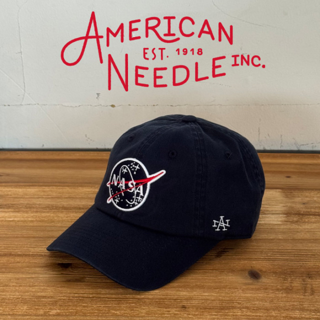 AMERICAN NEEDLE (アメリカンニードル)　BALLPARK - NASA　【キャップ 帽子 定番 人気  ロゴ】【SMU674A-NASA】