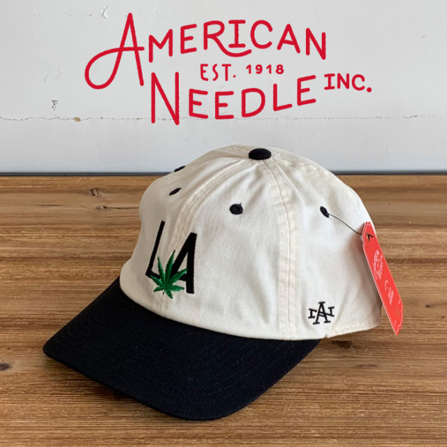 AMERICAN NEEDLE (アメリカンニードル)　LOS ANGELES - BALLPARK MICRO ICON -　【キャップ 帽子 定番 人気 LA ロゴ】【SMU696A-LOSA
