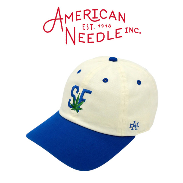 AMERICAN NEEDLE (アメリカンニードル)　SF - BALLPARK MICRO ICON -　【キャップ 帽子 定番 人気 NY ロゴ】【SMU696A-SF】
