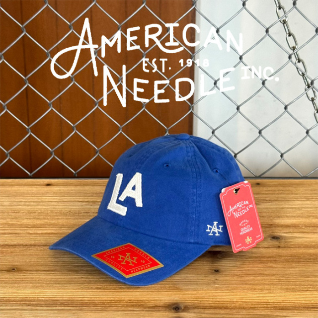 AMERICAN NEEDLE (アメリカンニードル)　ARCHIVE - LOS ANGELES ANGELS(DEEP ROYAL)　【キャップ 帽子 定番 人気 LA ロゴ】【SMU714A