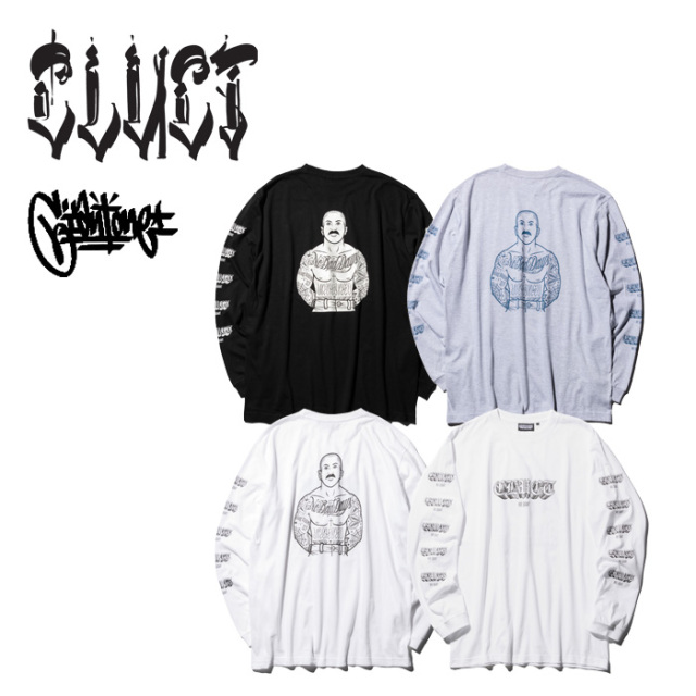 CLUCT × MIKE GIANT　#G[L/S TEE]　【ロングスリーブTシャツ クラクト コラボレーション】【#04718】【CLUCT 15th ANNIVERSARY SPECI