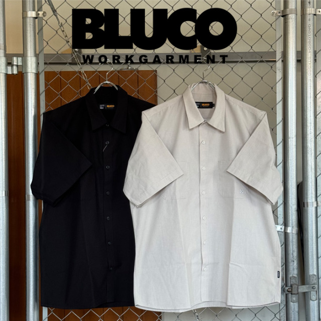 BLUCO (ブルコ)　STANDARD WORK SHIRT S/S　【ワークシャツ 半袖】【153-21-108】【2025 SUMMER コレクション】【お取り寄せ キャン