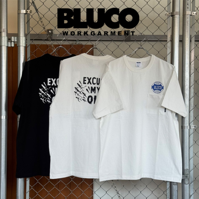 BLUCO (ブルコ)　POCKET TEE -OIL-　【ポケットTシャツ 半袖】【153-22-010】【2025 SUMMER コレクション 新作】