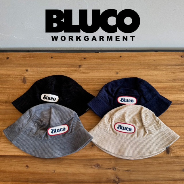 BLUCO (ブルコ)新作　CORDUROY BUCKET HAT　【バケットハット コーデュロイ 帽子】【155-62-011】【2025 LATE SUMMER  FALL COLLECTI