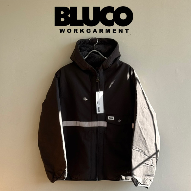 BLUCO (ブルコ)　HOODED REFLECTOR JACKET　【ジャケット】【157-31-047】【2025 WINTER COLLECTION】【お取り寄せ キャンセル不可】