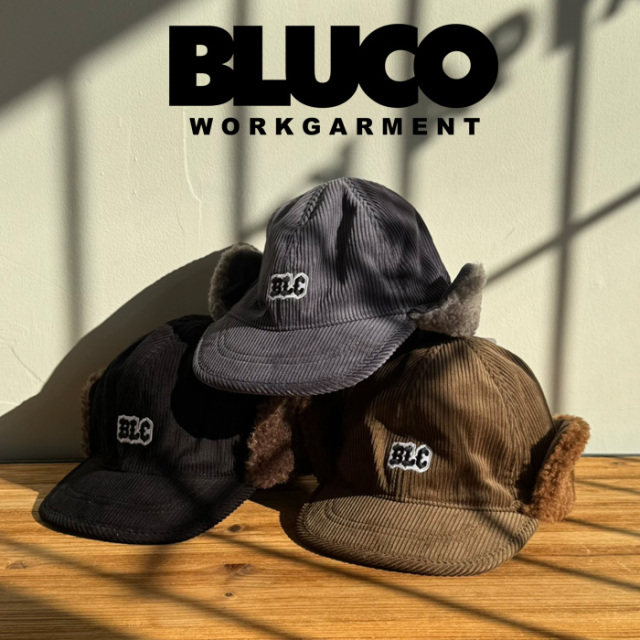 BLUCO ,ブルコ, CORDUROY EAR FLAP CAP