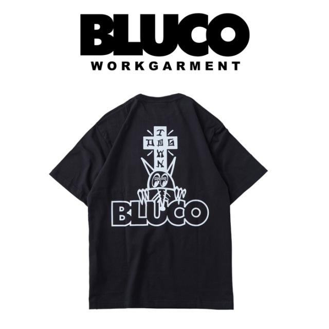 BLUCO (ブルコ)　POCKET T-SHIRTS -LOGO-【ポケットTシャツ】【158-22-037】【HOT ROD CUSTOM SHOW 2025 限定アイテム】【MOONEYES X