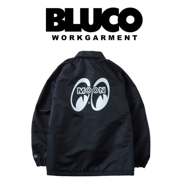 BLUCO (ブルコ)　COACH JACKET(BLACK)　【コーチジャケット】【158-31-063】【HOT ROD CUSTOM SHOW 2025 限定アイテム 新作】【MOONE