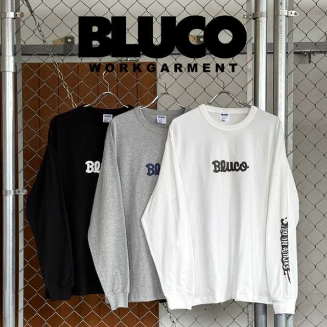 BLUCO (ブルコ)　ドライコットン Tシャツ L/S -ARTWORK BY JACK-O’ ART WORKS-　【ロングスリーブTシャツ】【161-12-024】【2026　SP