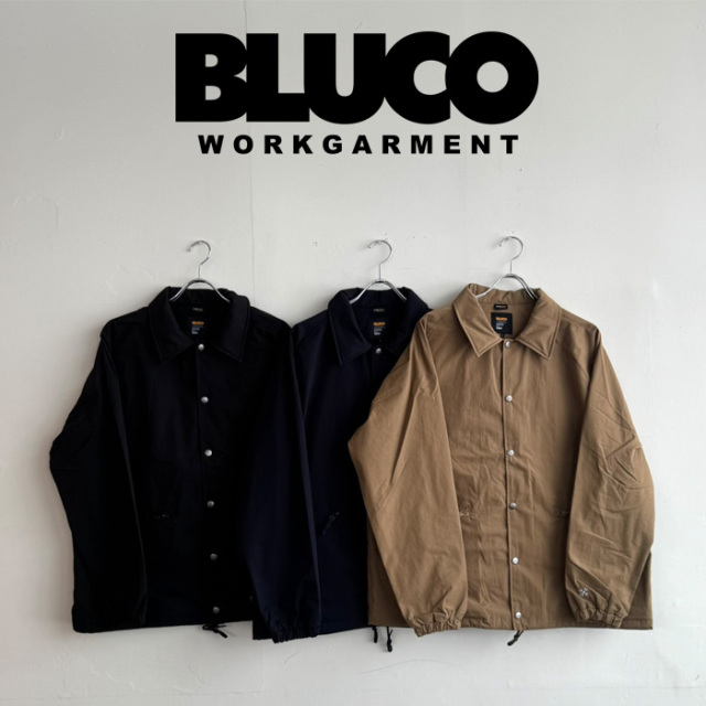 BLUCO (ブルコ)　CORDURA リップストップ コーチジャケット　【コーチジャケット】【161-31-054】【2026　SPRING COLLECTION 新作】