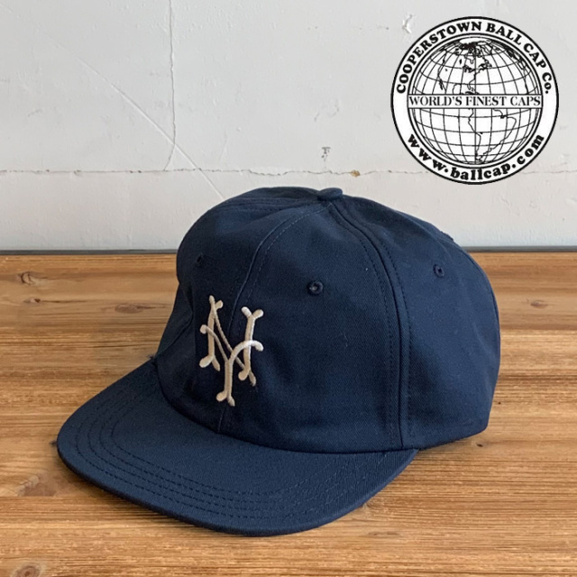 COOPERSTOWN BALL CAP (クーパーズタウンボールキャップ)　NYCC 1947 (NAVY)　【ニューヨークキューバンズ】【キャップ 帽子 定番 人