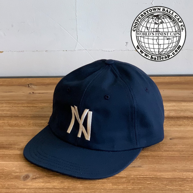 COOPERSTOWN BALL CAP (クーパーズタウンボールキャップ)　1935 NYBYC (NAVY)　【キャップ 帽子 定番 人気 NY ロゴ MADE IN USA】