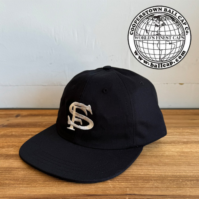 COOPERSTOWN BALL CAP (クーパーズタウンボールキャップ)　1952 San Francisco Seals (BLACK)　【サンフランシスコ シールズ】【キャ