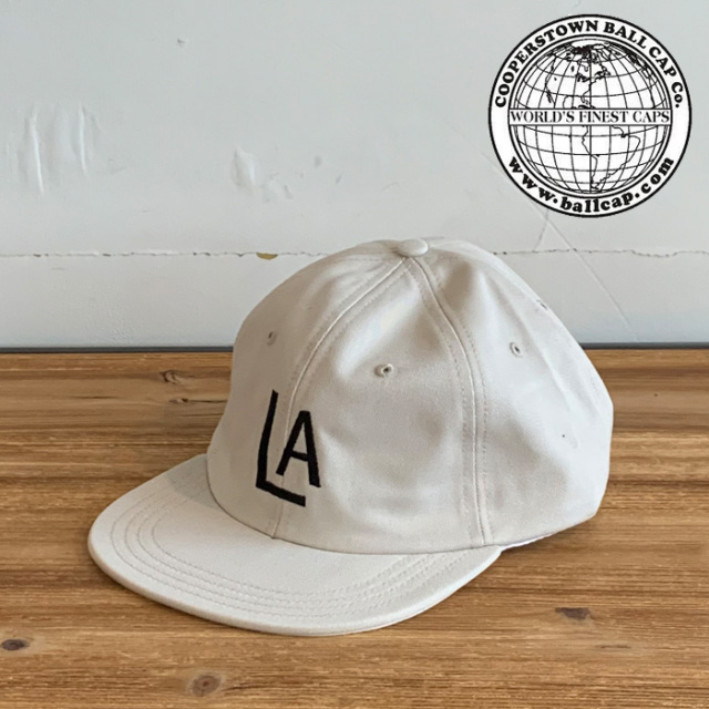 COOPERSTOWN BALL CAP (クーパーズタウンボールキャップ)　1943 Los Angeles Angels (STONE)　【ロサンゼルス エンゼルス】【キャッ