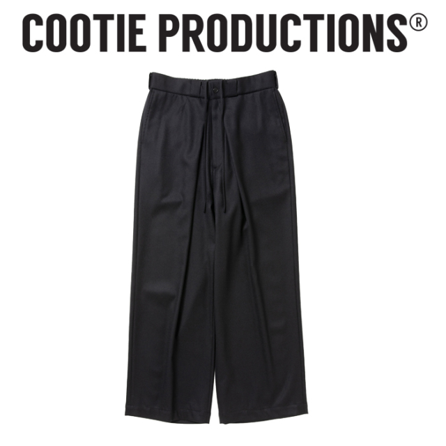 COOTIE(クーティー) 　 Wool Flano Intuck Easy Trousers 　【CTE-26A113】【ウール フラノ インタック イージー パンツ】【COOTIE】