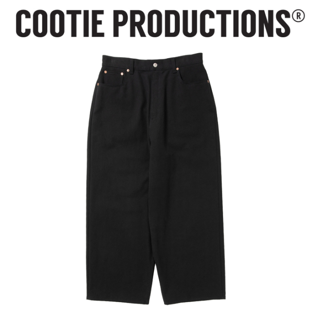 COOTIE(クーティー) 　 Nidom Cotton Duck 5 Pocket Extra Baggy Pants 　【CTE-26A117】【ニドム コットン ダック 5ポケット エクス
