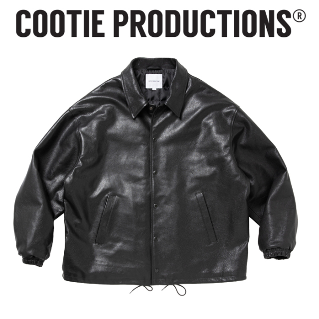 COOTIE (クーティー)　 Sheepskin Coach Jacket 　【CTE-26A219】【シープスキン レザーコーチ ジャケット】【COOTIE PRODUCTIONS ク