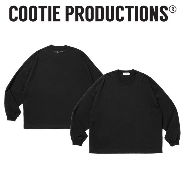 COOTIE (クーティー)　 Spanish Pima Boxy L/S Tee 　【CTE-26A302】【スパニッシュピマ ボクシー ロングスリーブ Tシャツ】【COOTIE