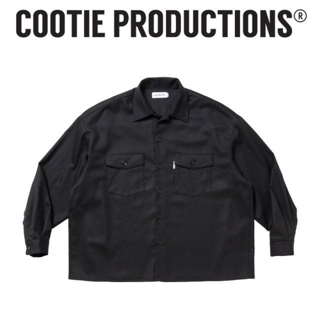 COOTIE (クーティー)　 Wool Flano L/S Work Shirt 　【CTE-26A404】【ウール フラノ ワーク シャツ】【COOTIE PRODUCTIONS クーティ