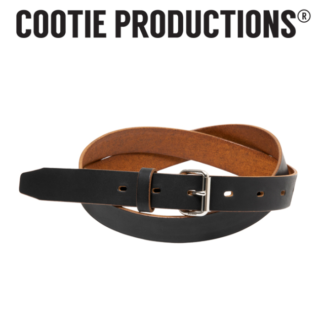 COOTIE(クーティー) 　 Tea-Core Leather Narrow Belt 　【レザー ナロー ベルト】【CTE-26A518】　