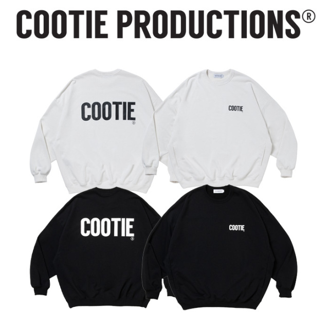 COOTIE (クーティー)　 Dry Tech Oversized Sweat Crew 　【CTE-26S341】【ドライテック スウェット クルーネック】【COOTIE PRODUCT