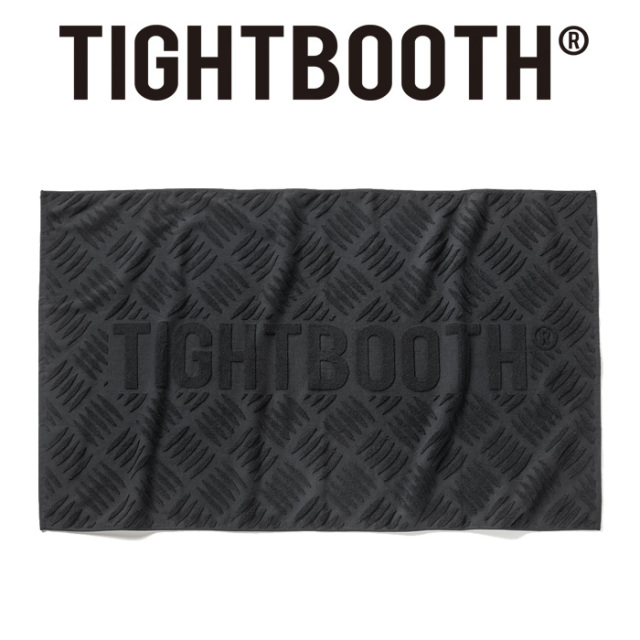 タイトブースプロダクション　バスタオル　ブラック TIGHTBOOTH PRODUCTION ,タイトブース プロダクション,FW24-A12