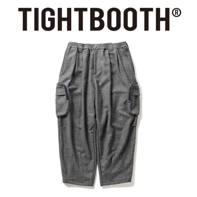 TIGHTBOOTH PRODUCTION (タイトブース プロダクション)　TWEED CARGO PANTS 　 【カーゴパンツ ツイード】【TIGHTBOOTH PRODUCTION 