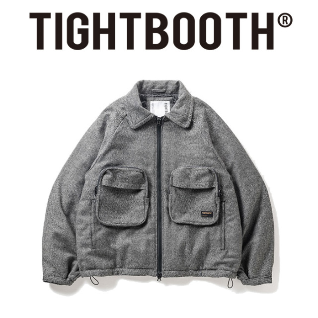 TIGHTBOOTH PRODUCTION (タイトブース プロダクション)　TWEED PUFFY JKT　 【ダウンジャケット ツイード アウター】【TIGHTBOOTH PR
