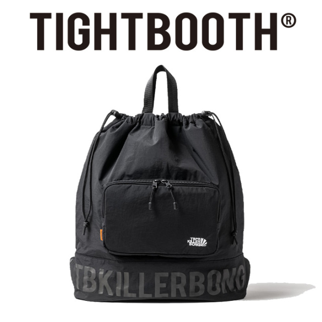TIGHTBOOTH KILLER BONG ナップサック リュック ブラック TIGHTBOOTH KILLER BONG ナップサック リュック ブラック