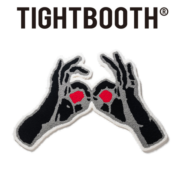 TIGHTBOOTH PRODUCTION (タイトブース プロダクション)× KILLER BONG　TBKB HAND SIGN RUG　 【RUG ラグマット】【KILLERBONG】【TIG