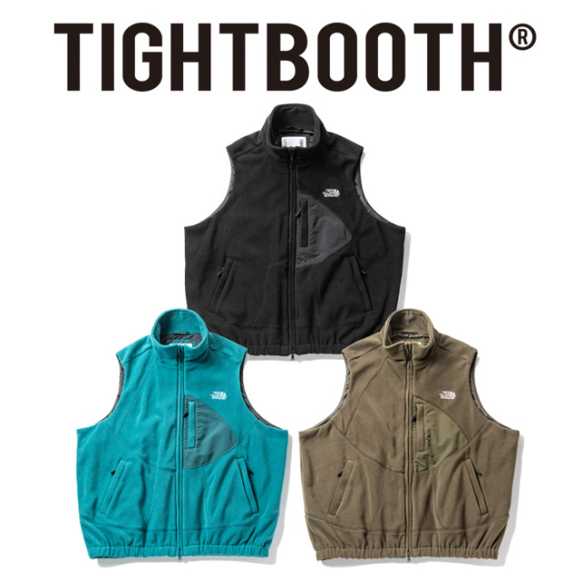 【SALE30%OFF】　TIGHTBOOTH PRODUCTION (タイトブース プロダクション)　 FLEECE VEST 　 【フリース ベスト】【FW24-TBKB03】【KIL